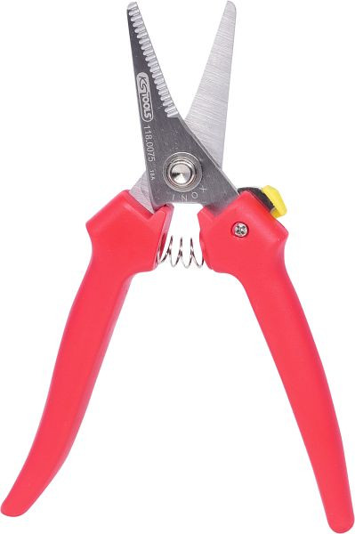 KS Tools univerzálne nožnice, ozubené, 145mm, 118.0075