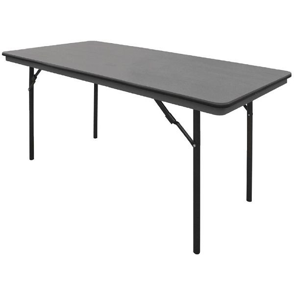 Bolero obdĺžnikový rozkladací stôl čierny 152cm, GC595