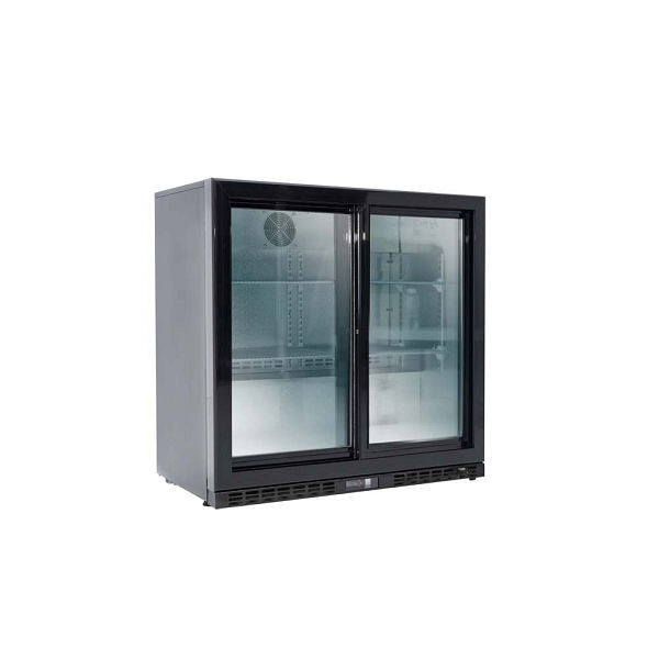 bergman BASICLINE barová chladnička 208 litrov s posuvnými dverami (230 V), 64786
