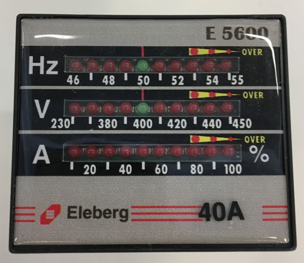 ELMAG zobrazovacie zariadenie pre elektrocentrály PTO, V, HZ, A (do 40A), 9503600