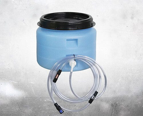 IBH nádrž na pádovú vodu 30 litrov, komplet s uzatváracím ventilom, indikátorom prietoku a rýchlospojkou s jemným filtrom, 259700000