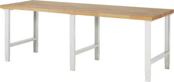 Pracovný stôl RAU séria 7000 - model 7000-1, Š2500 x H900 x V790-1140 mm, 03-7000-1-259B4H.12