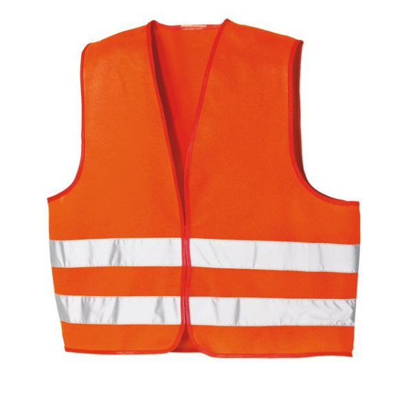 teXXor vesta s vysokou viditeľnosťou "WINNIPEG" (polyester), jasne oranžová, balenie 50 ks, 4202
