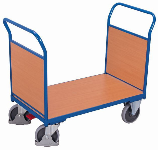 VARIOfit obojstranný nástenný vozík s drevom, vonkajšie rozmery: 1 190 x 700 x 1 015 mm (ŠxHxV), sw-700.202