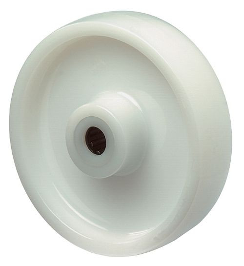 Kolieska BS plastové koliesko, šírka kolieska 30 mm, Ø kolieska 80 mm, nosnosť 100 kg, behúň/telo kolieska plastový biely, valčekové ložisko, B10.080