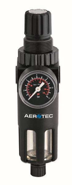 Regulátor tlaku filtra AEROTEC 1/4&quot; redukcia tlaku manometer kompresor, 2010212