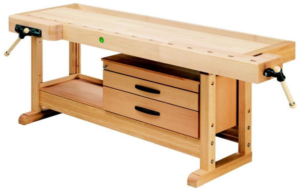Pracovné stoly ANKE pracovný stôl so spodnou skriňou; 860 x 455 x 400 mm; s 2 zásuvkami, 810.902