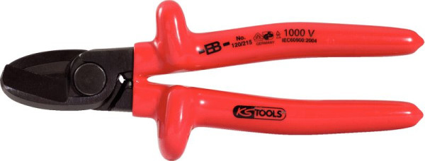 KS Tools 1000V jednoručná rezačka káblov, 215mm, 117.1259