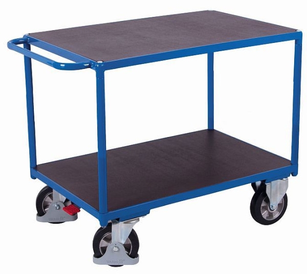 Ťažký stolový vozík VARIOfit s 2 ložnými plochami, vonkajšie rozmery: 1 790 x 800 x 925 mm (ŠxHxV), sw-800.511