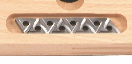 ELMAG vymeniteľná doštička pre DM sadu 'Camlock', vhodná od 16x16mm, trojuholníkový tvar 'pravá - TIN/coated', 88223