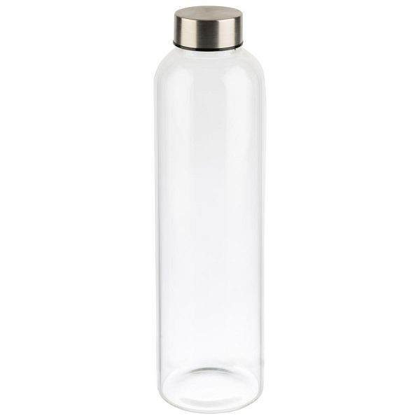 APS fľaša na pitie, 7 x 7, výška 26,5 cm, Ø 7 cm, 0,75 litra, sklo, priehľadná, 66908