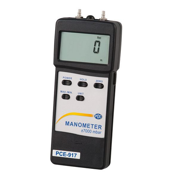 Prístroje PCE Diferenčný tlakomer, max. 101,5 PSI, PCE-917