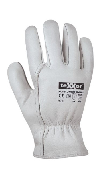 teXXor zimné rukavice "FAHRER", veľkosť: 8, balenie: 120 párov, 1154-8