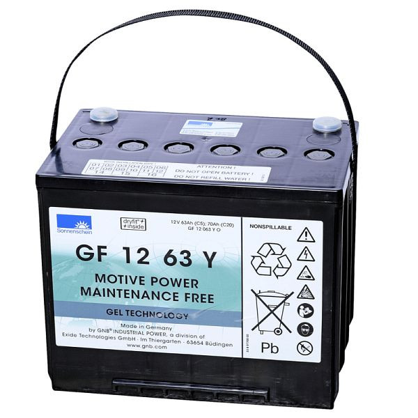 EXIDE batéria GF 12063 YO, absolútne bezúdržbová, 130100026