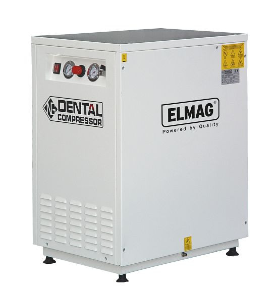 ELMAG zubný kompresor 350/8/30W-SILENT, EXTREME SD 30L 2, 00CV, vrátane adsorpčného sušiča, 21115