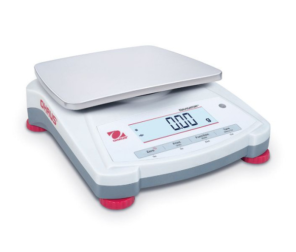 OHAUS Prenosná presná váha NV1202 EU, váživosť 1200 g, čitateľnosť pri vážení 0,01 g, 30615584