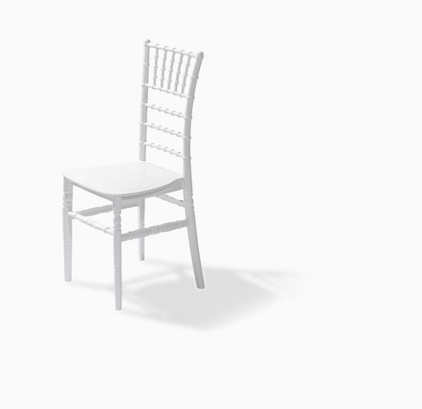 VEBA stohovacia stolička Tiffany ivory biela, polypropylén, 41x43x92cm (ŠxHxV), nie je krehká, 50410