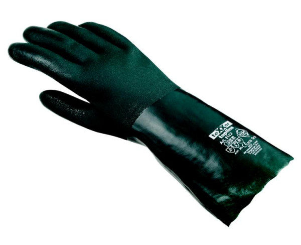 teXXor protichemické rukavice "PVC GREEN", veľkosť: 10, balenie: 60 párov, 2142-10