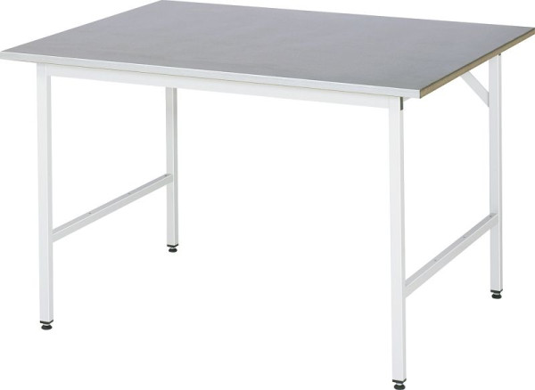 Pracovný stôl série RAU Jerry (základný stôl), Š1250 x H1000 x V800-850 mm, 06-500ES10-12.12