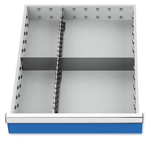 Bedrunka+Hirth zásuvkové vložky T736 R 18-24, pre výšku panelu 200/300 mm, 1 x MF 600 mm, 1 x TW 150 mm, 1 x TW 300 mm, 115BLH200