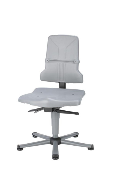 bimos Sintec otočná pracovná stolička Plastové sedadlo a operadlo, s klzákmi, 9810-1000