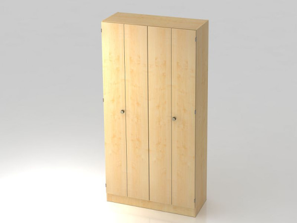 Hammerbacher skriňa výklopné dvere 5OH, základný panel, rúčka javor/javor pruhovaná, 100x42x200,4 cm (ŠxHxV), V6900/3/3/SG