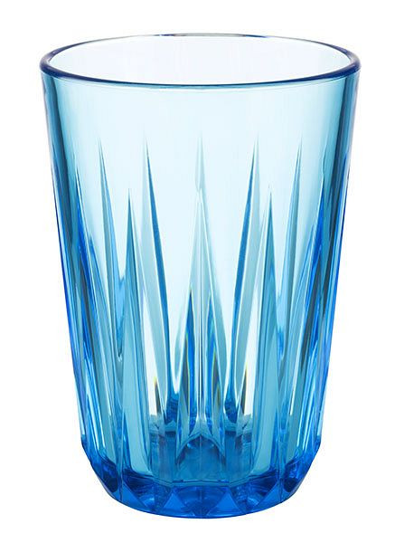APS pohár na pitie -CRYSTAL-, Ø 7 cm, výška: 9,5 cm, Tritan, modrý, 0,15 litra, balenie: 48 kusov, 10513