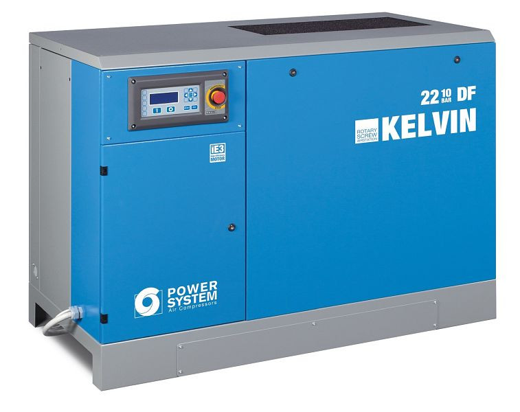 POWERSYSTEM IND priemysel skrutkových kompresorov so sušičom, energetický systém KELVIN 11 - 8 bar DF, 20160111