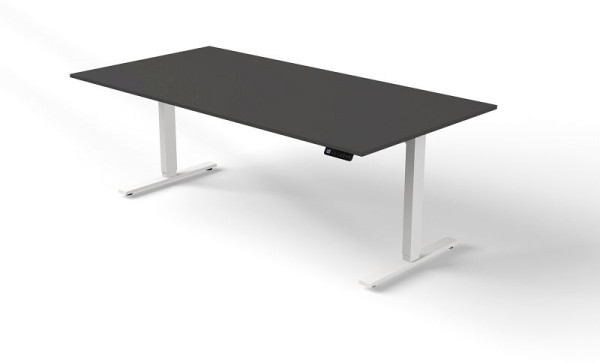 Sedací/stojací stôl Kerkmann Š 2000 x H 1000 mm, elektricky výškovo nastaviteľný od 720-1200 mm, Move 3, farba: antracit, 10381713