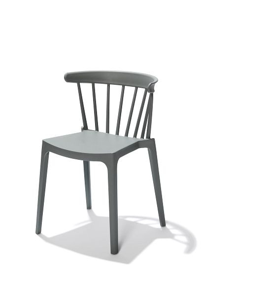 VEBA Windson stohovacia stolička zelená, polypropylén, 54x53x75cm (ŠxHxV), 50903