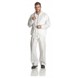 Nohavice ProSafe 2, antistatické, biele, veľkosť M, PU: 50 kusov, PS2HO-M