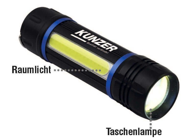 Baterka Kunzer a izbové svetlo v jednom, 7TLR01