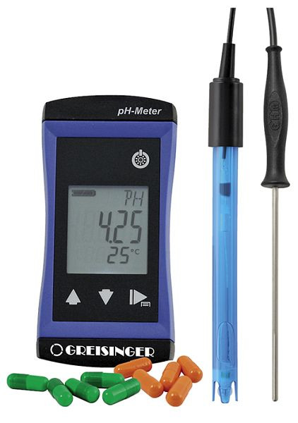Greisinger G 1501 set kompletná sada na meranie pH/teploty, 611385