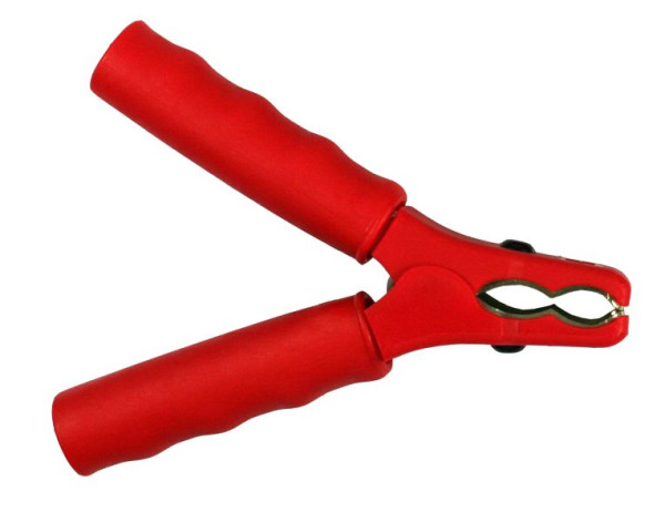 Busching nabíjacia svorka 80A, červená, plne izolovaná 10mm², 100213