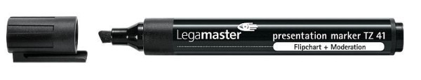 Prezentačný popisovač Legamaster TZ41 čierny, PU: 10 kusov, 7-155001