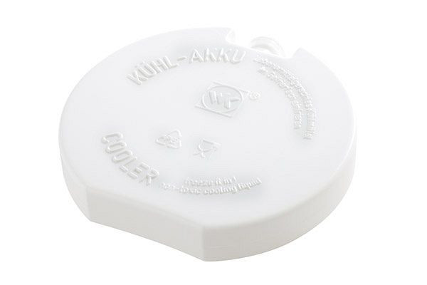 APS studený zábal, Ø 10,5 cm, polyetylén, biely, plnený chladiacou kvapalinou, vyrobený z 2% roztoku soli, 10661