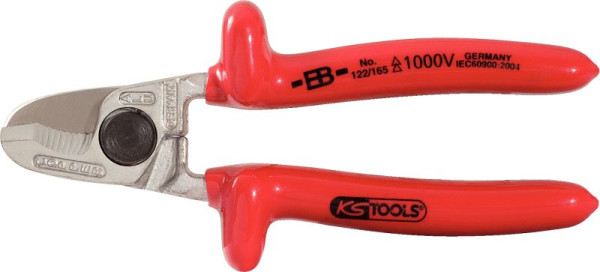 KS Tools 1000V jednoručná rezačka káblov, 165mm, 117.1287