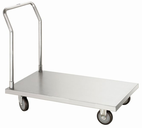 Transportný vozík Bartscher, plošinový vozík, chrómniklová oceľ, 300142