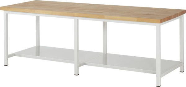 Pracovný stôl RAU séria 8000 - model 8000-6, Š2500 x H900 x V840 mm, 03-8000-6-259B4S.12