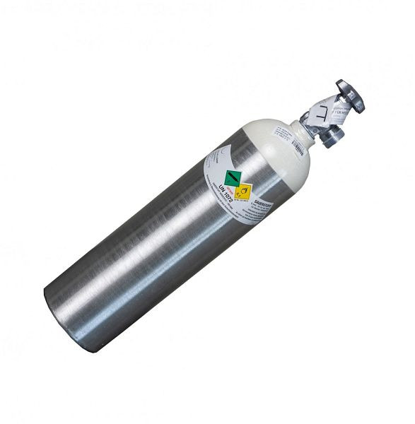 Kyslíková fľaša MBS Medizintechnik 2 litre naplnená hliníkom med O2, 533027