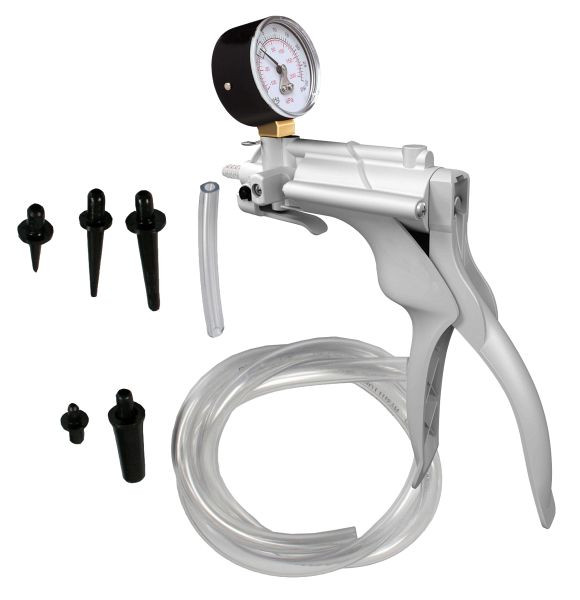 Busching tlaková/vákuová ručná pumpa PVC, vákuum -1bar - tlak +4bar, 100435