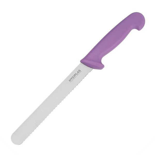 Hygiplas nôž na chlieb 21,6 cm fialový, FP731