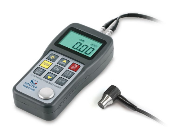 Sauter ultrazvukový hrúbkomer materiálu SAUTER TN 80-001US, čitateľnosť 0,01 mm, meracia frekvencia 7 MHz, TN 80-0,01US