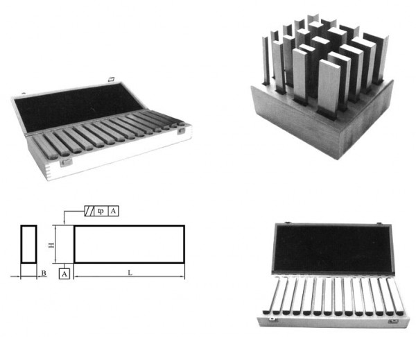 MACK paralelné podpery 150 x 10 mm, 14 párov v drevenej krabici, 13-PUS-150/10