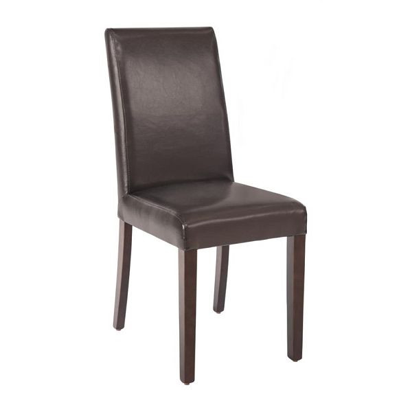 Jedálenské stoličky Bolero imitácia kože tmavohnedá, PU: 2 kusy, GF955