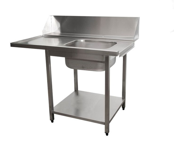 Saro vstupný stôl do umývačky riadu pravý, 1 umývadlo, 1200 mm, 700-3000R