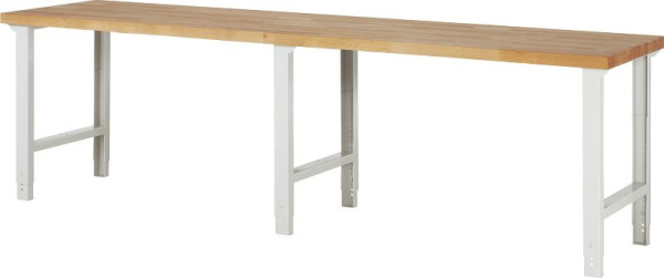 Pracovný stôl RAU séria 7000 - model 7000-1, Š3000 x H700 x V790-1140 mm, 03-7000-1-307B4H.12