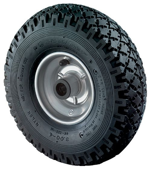 Kolesá BS pneumatické koleso, šírka 50 mm, Ø200 mm, do 80 kg, behúň z čiernej gumy, telo kolesa oceľový ráfik pozinkovaný/lakovaný, valčekové ložisko, C90.201
