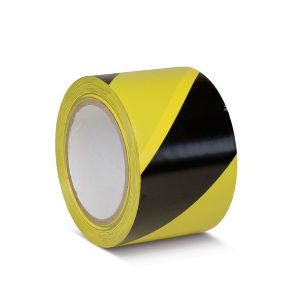 Mehlhose podlahová značkovacia páska štandardná čierna/žltá 75mmx33m, KMSW07533