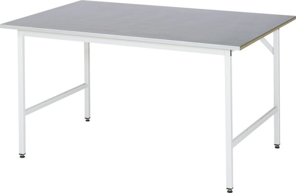 Pracovný stôl série RAU Jerry (základný stôl), Š1500 x H1000 x V800-850 mm, 06-500ES10-15.12